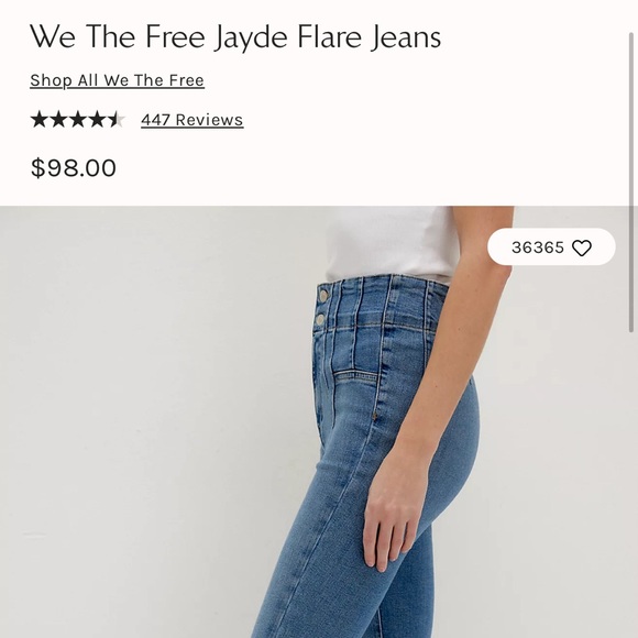 Brand New With Tags- We The Free- Free People Jeans - Picture 1 of 6